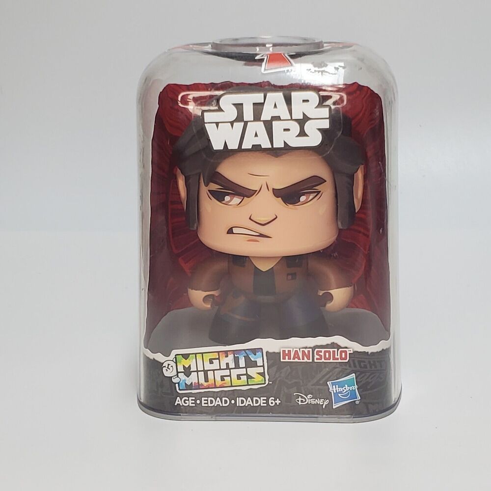 Hasbro Star Wars Mighty Muggs Han Solo Figure E2180 3 Faces